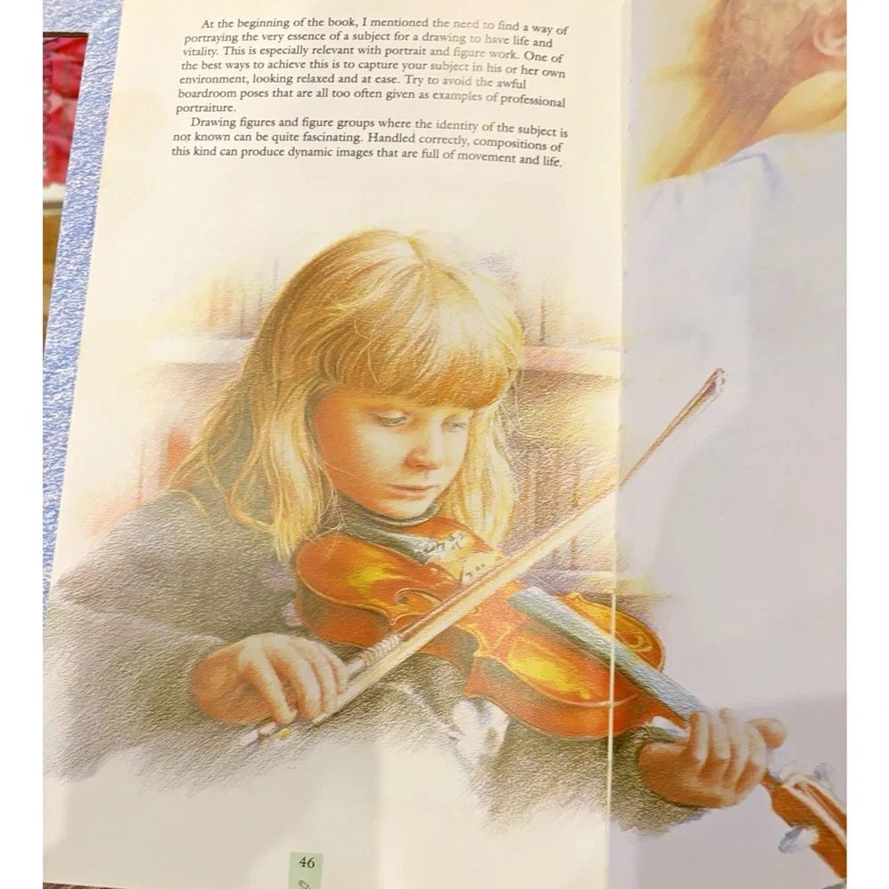 1993 Colored Pencils Workstation Art Drawing Kit Book Pencils Eraser New Vintage